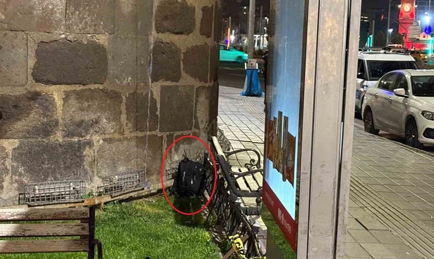 Kayseri'de kaybolan çanta paniğe neden oldu