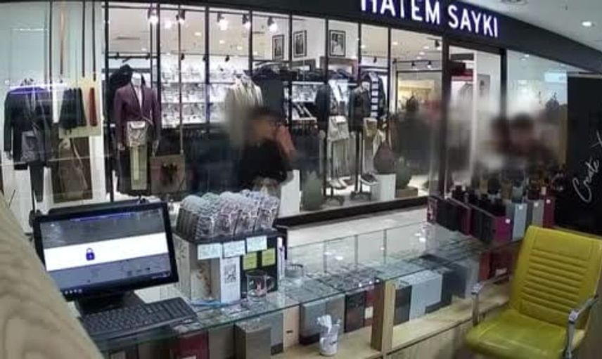Koklayıp cebine koydu: Elazığ'da hırsızlık anları güvenlik kamerasında