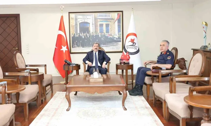 Samsun jandarma komutanlığına yeni atama: tuğgeneral bahittin murat yakın göreve başladı