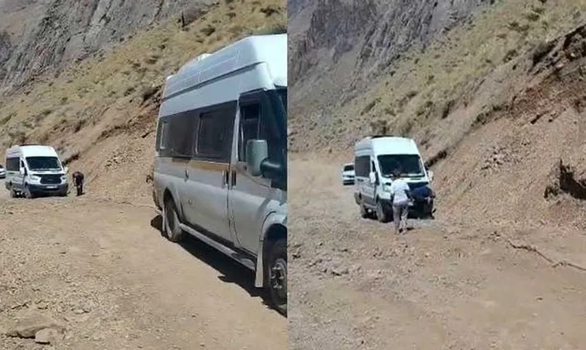 Cennet-Cehennem Vadisi'nde turistler ulaşım sorunu yaşadı