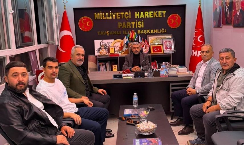 Kazadan sonra Mhp’ye teşekkür ziyaretinde bulundular