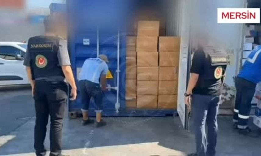 Mersin ve İstanbul'da uyuşturucu şebekesine büyük darbe: 1 ton 736 kilo ele geçirildi