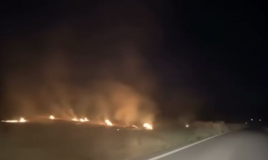 Çankırı'daki arazi yangını ekiplerin çabasıyla söndürüldü