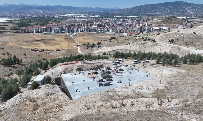 Isparta'da çünür mahallesine yeni içme suyu deposu inşa ediliyor