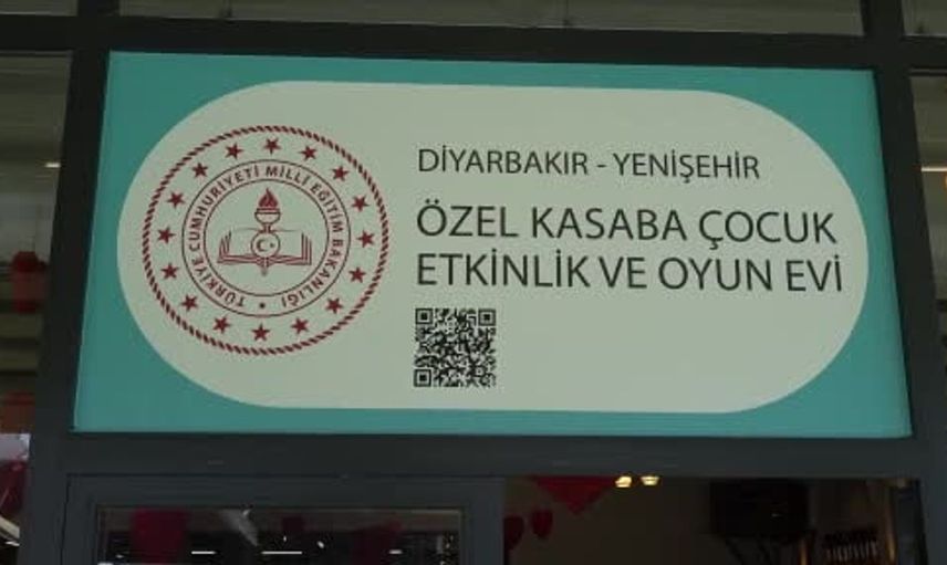 Diyarbakır'da milli eğitim bakanlığı onaylı çocuk oyun alanı açıldı