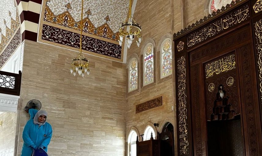 Çorum'da ibadethanelere temizlik seferberliği: 75 bin metrekare alan hijyenik hale getirildi