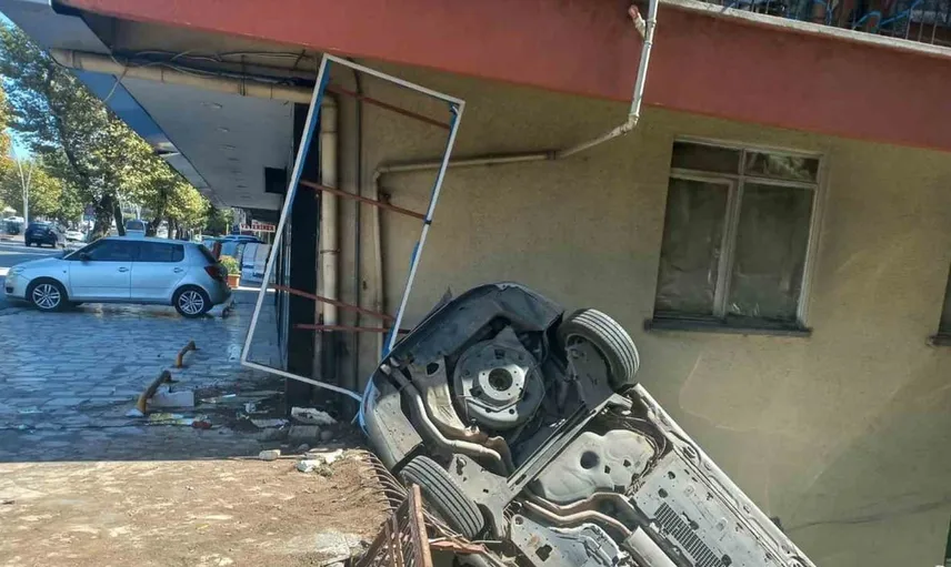 Ankara'da meydana gelen trafik kazasında bir kişi yaralandı