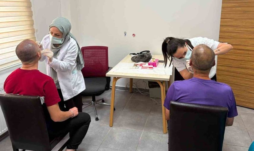 Düzce’de Engelsiz yaşam merkezinde ağız ve diş sağlığı taraması yapıldı