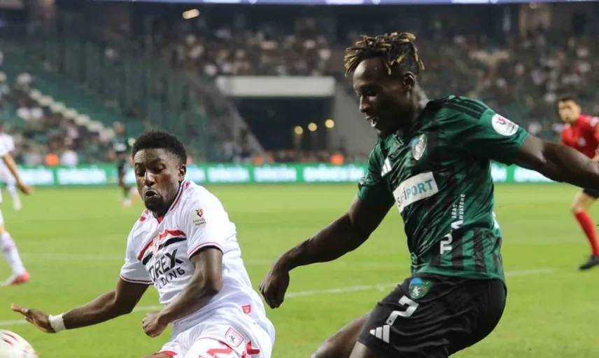 Trendyol Süper Lig'de Kocaelispor ve Samsunspor arasında nefes kesen mücadele