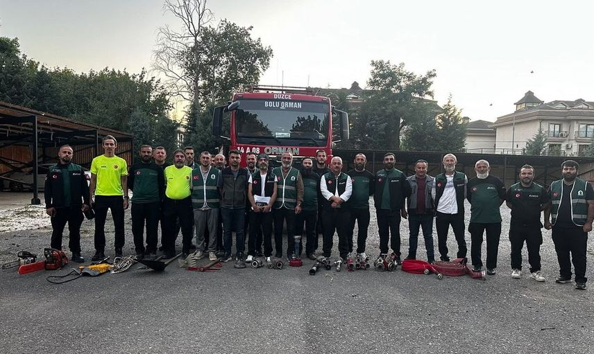 Düzce'de orman yangınlarına karşı eğitim seferberliği
