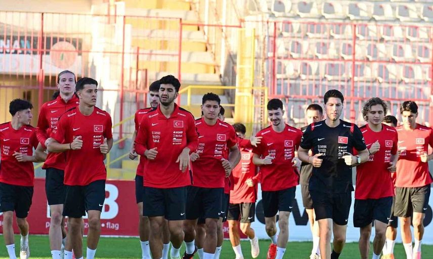 Ümit milli takım, Ukrayna maçı için hazırlıklarını sürdürüyor