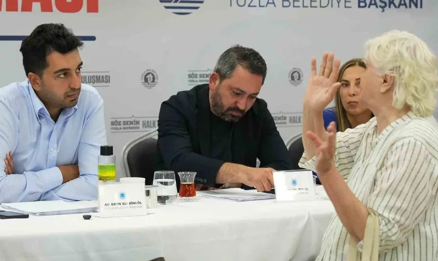 Tuzla belediye başkanı bingöl, halkla buluşarak sorunları dinledi