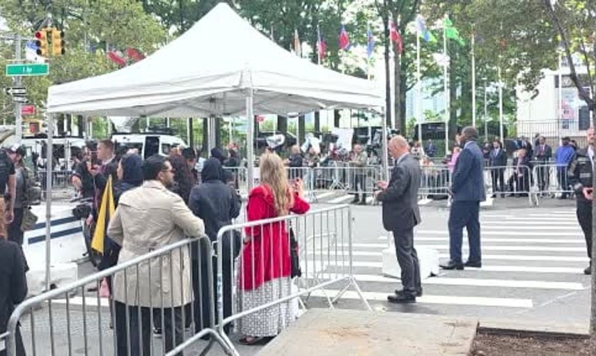 Trump, Birleşmiş Milletler Genel Kurulu'na yüksek güvenlik altında ulaştı