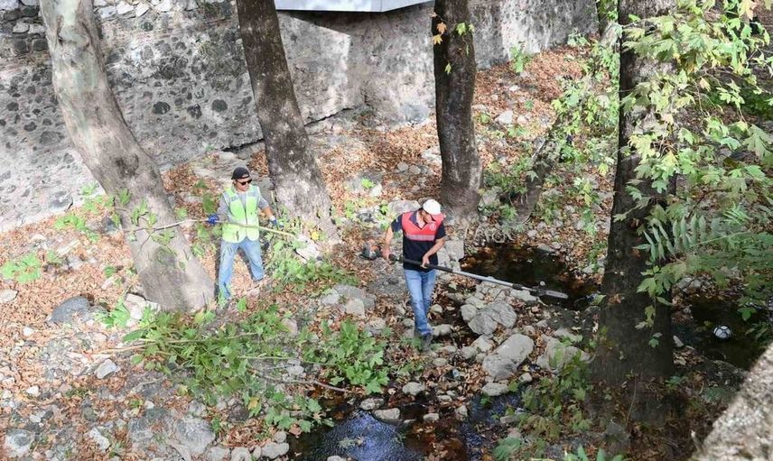 Kış öncesinde Çaybaşı Deresi’nde büyük temizlik: Manisa'nın doğası korunuyor