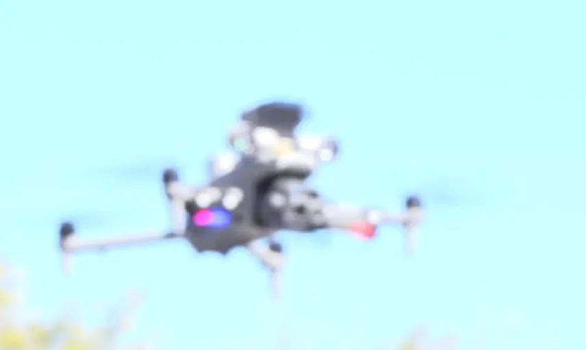 Beşiktaş'ta yayalar için dronla trafik denetimi yapıldı