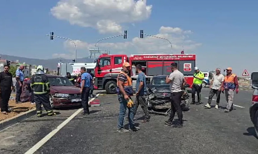 Gaziantep'te kaza meydana geldi: 5 kişi yaralandı