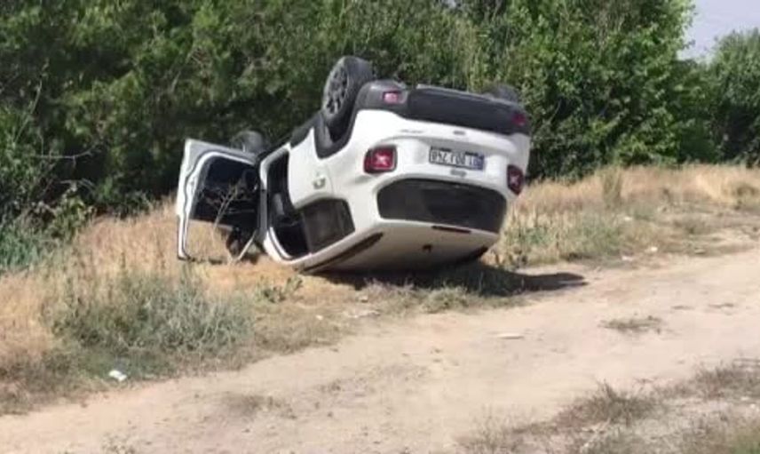 Tırın patlayan lastiğinden savrulan parçalar kazaya sebep oldu: 3’ü çocuk, 8 yaralı