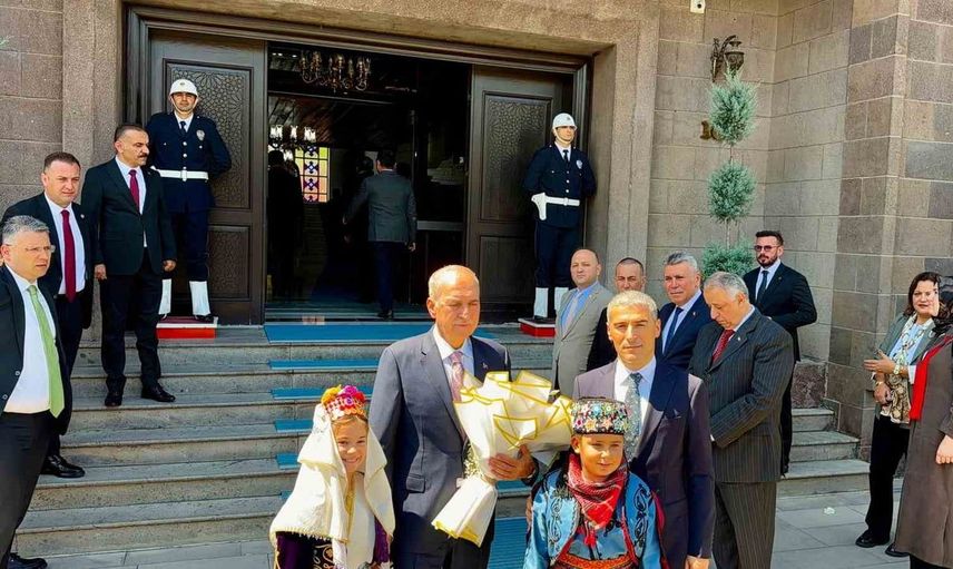 Afyonkarahisar'da TBMM Başkanı Kurtulmuş'un valilik ziyareti