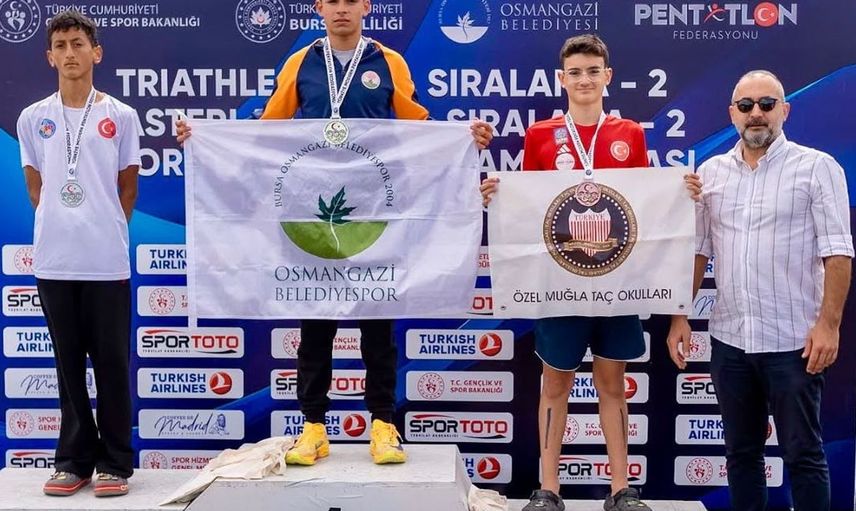 Bandırmalı sporcular triathle şampiyonasında başarılara imza attı