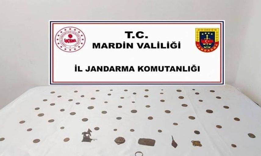 Mardin'de tarihi eser kaçakçılığına yönelik operasyon: 4 kişi gözaltına alındı