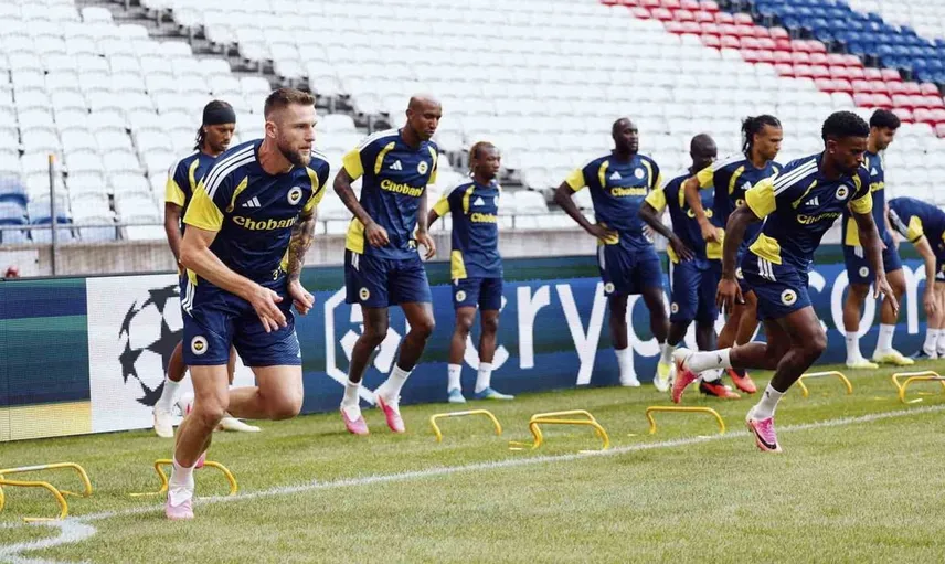 Fenerbahçe, Lyon ile rövanş maçı öncesi son hazırlıklarını yaptı