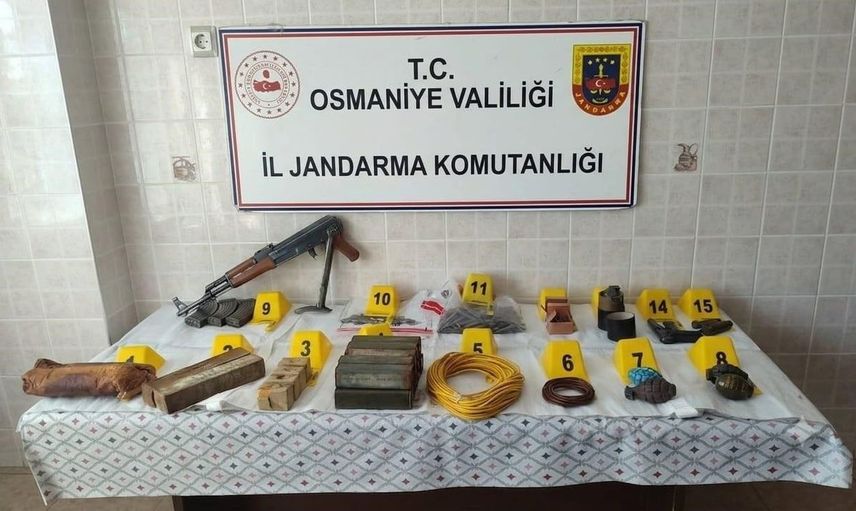 Osmaniye'de jandarmadan düzenli operasyon: silah ve patlayıcılar ele geçirildi