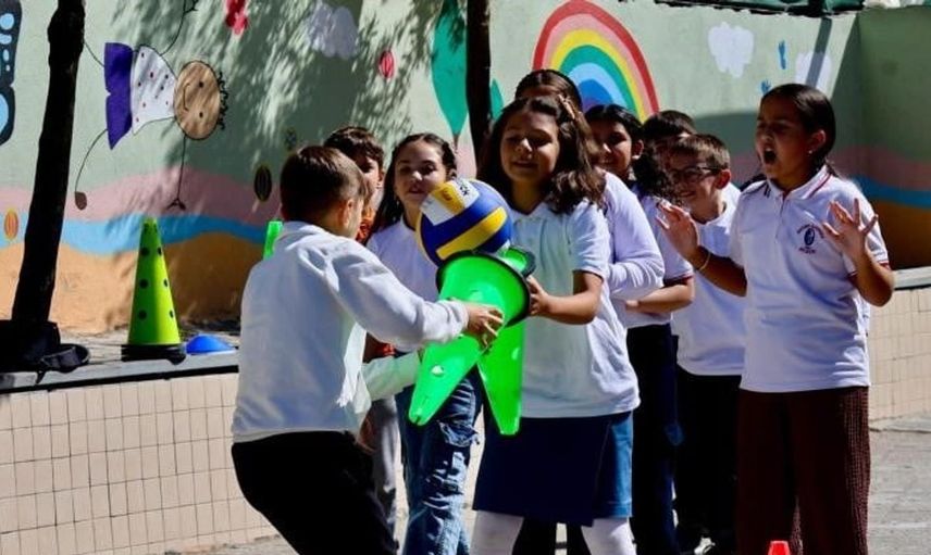 Minik öğrenciler spor etkinliği ile enerjilerini ortaya koydu