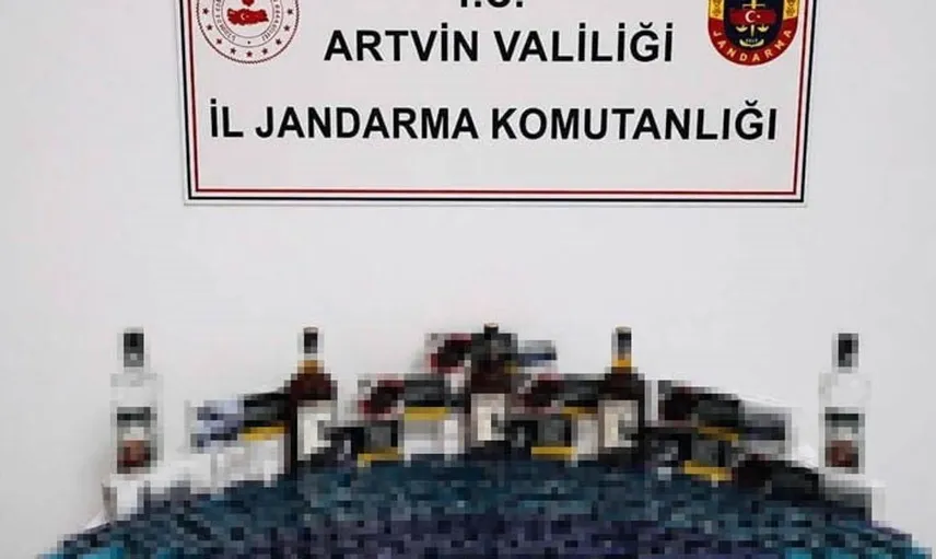 Artvin'de jandarma kaçakçılıkla mücadelede başarılı oldu