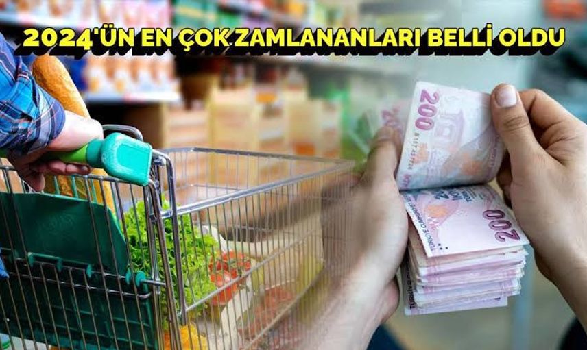 2024'te En Çok Zamlanan Ürünler