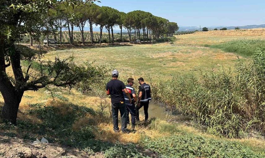 Manisa'da tarım arazisine kaçak foseptik deşarjı tespit edildi