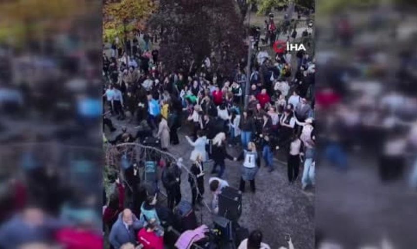 Sırbistan'da Öğrenci Listesi'nin zaferi coşkuyla kutlanıyor
