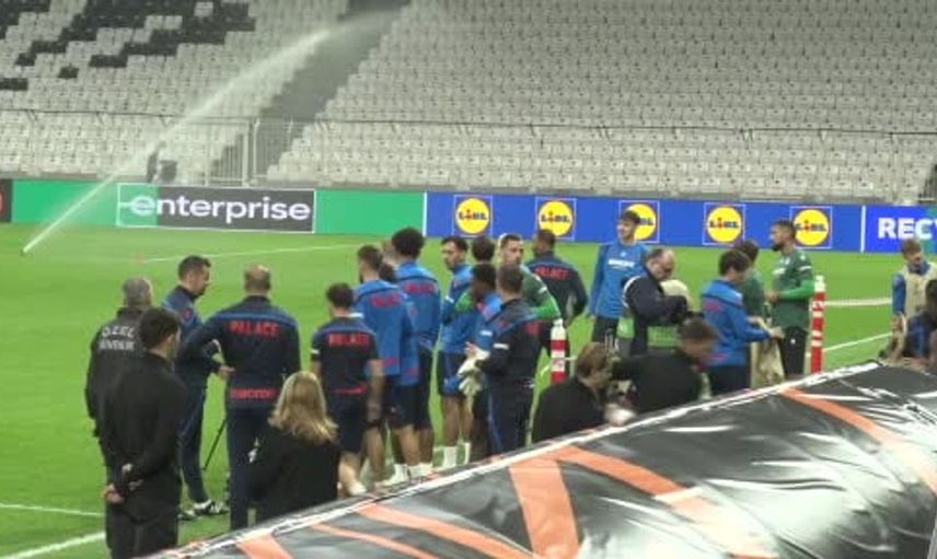 Crystal Palace, Beşiktaş ile karşılaşma öncesi son antrenmanını gerçekleştirdi