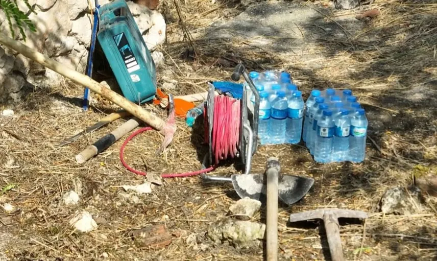 Kırklareli'nde kaçak kazı operasyonu: 5 kişi tutuklandı