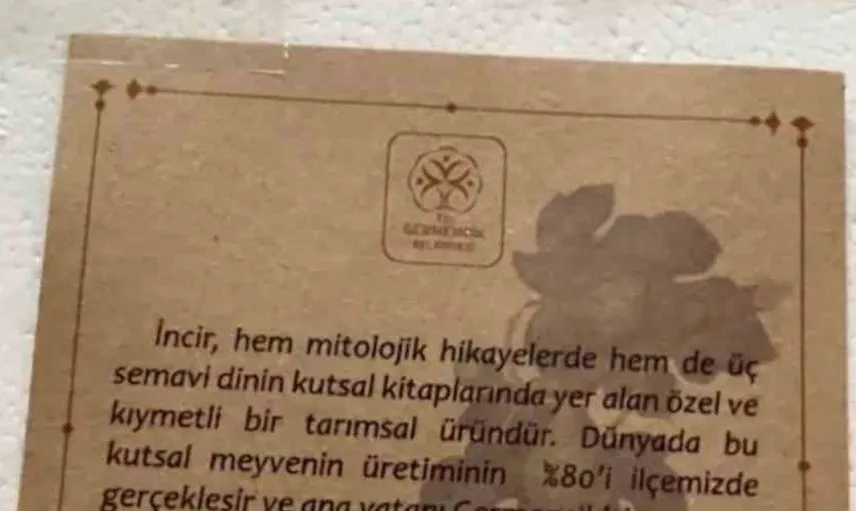 Murat Dalkılıç'tan Burak Zencirci'ye incir teşekkürü