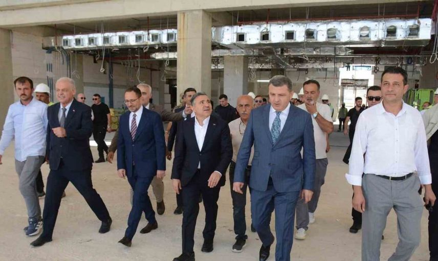 Gümüşhane-Bayburt havalimanı inşaatında son durum değerlendirildi
