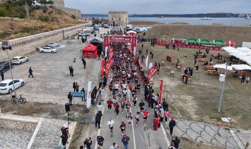 Uluslararası Gelibolu maratonu tarihi bir rekora imza attı