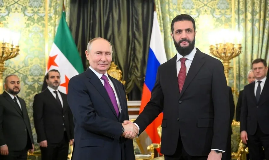 Putin, Şara ile telefonda görüştü