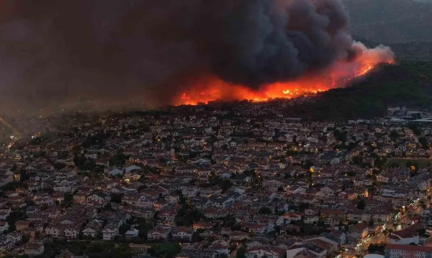 Fethiye’deki orman yangını hızla kontrol altına alındı