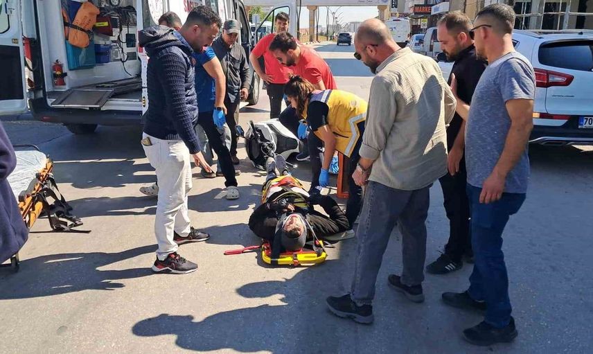Karaman'da patates yüklü kamyonetle motokurye çarpıştı: Alkollü sürücüye ceza