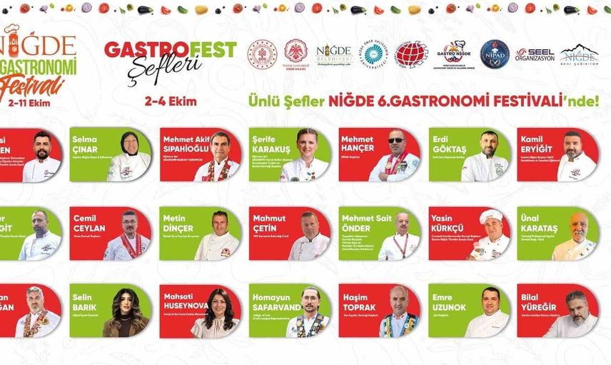Niğde Gastronomi Festivali'nde lezzet ve müzik buluşuyor