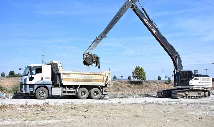 Manisa'da yağış öncesi dereler için temizlik seferberliği