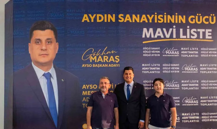 Aydın sanayi odası başkanı maras, başkan adaylığını duyurdu: özalp destek verdi