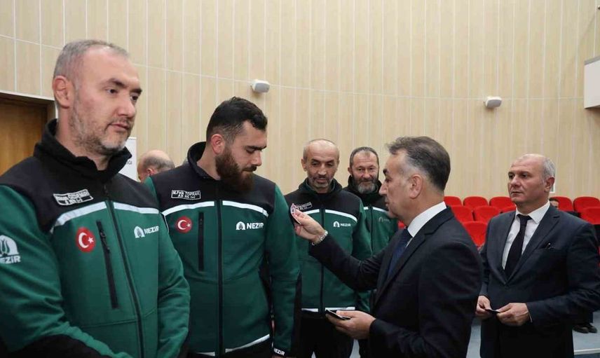 Karabük'te arama kurtarma ekiplerine önemli akreditasyon belgeleri verildi