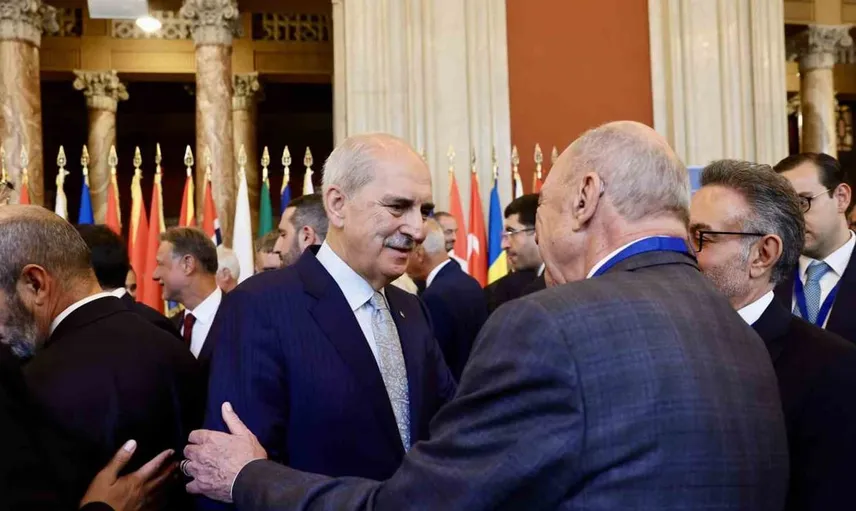 TBMM Başkanı Kurtulmuş, Romada Ürdün Senatosu Başkanı el-Fayez ile görüştü