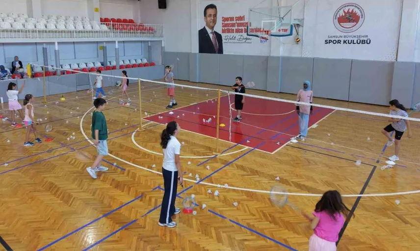 Samsun'da yaz spor okullarına yoğun ilgi: 422 çocuk ve genç eğitim aldı