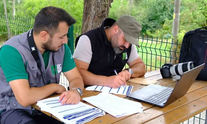 Kocaeli'de leylek yuvalarının haritalandırılmasıyla ekosistem korunuyor