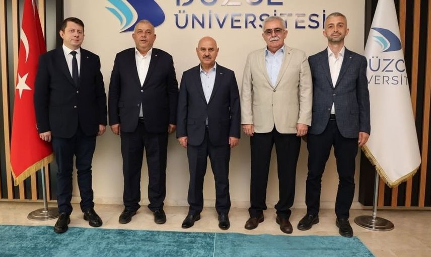 Düzce Ticaret ve Sanayi Odası'ndan rektör sözbir'e tebrik ziyareti