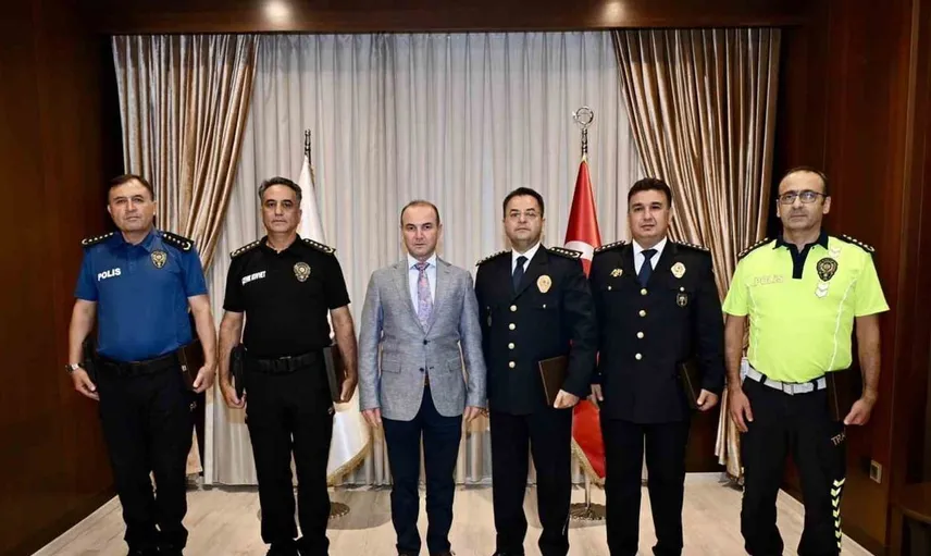 Denizli emniyetinde önemli terfiler: 5 müdür yardımcısı 1. sınıf emniyet müdürü oldu