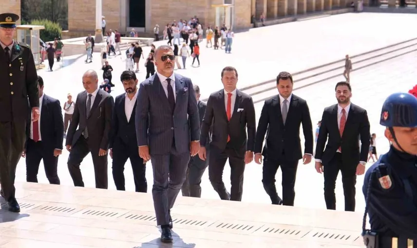 Güneydoğu Anadolu ihracatçıları Anıtkabir'de üretim ve ihracat vurgusu yaptı