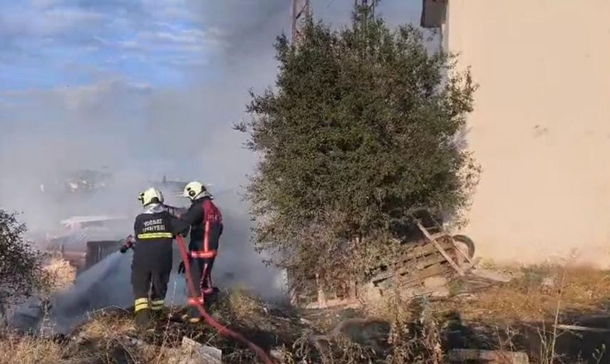 Yozgat sanayi bölgesinde trafoda patlama sonrası yangın çıktı